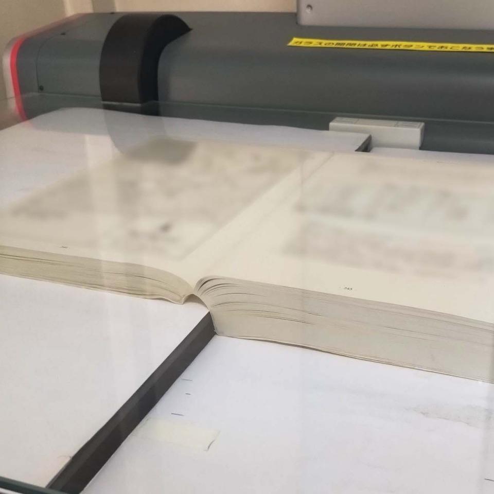 製本図面スキャン